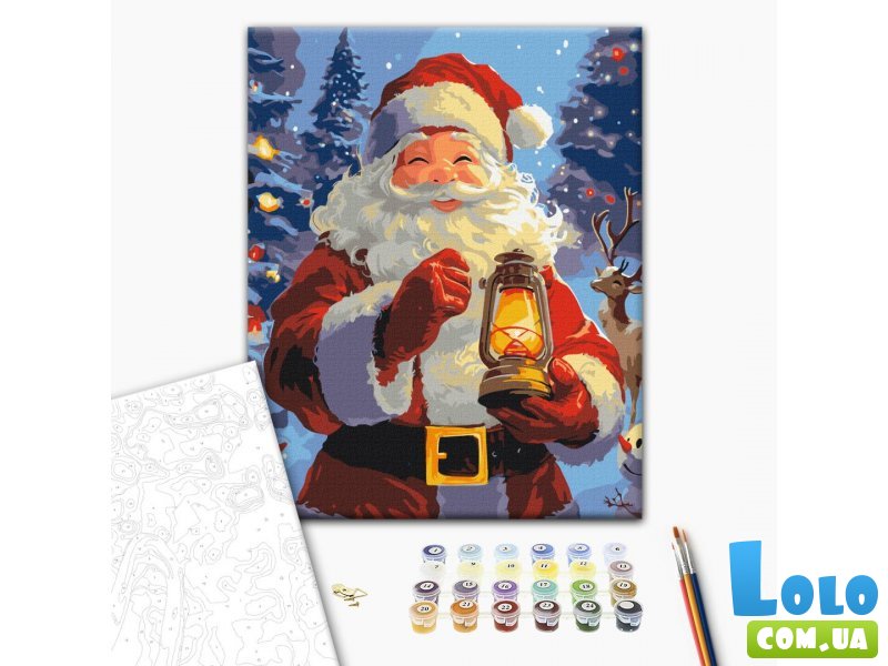 Картина по номерам Улыбка Рождества, Brushme (40х50 см)