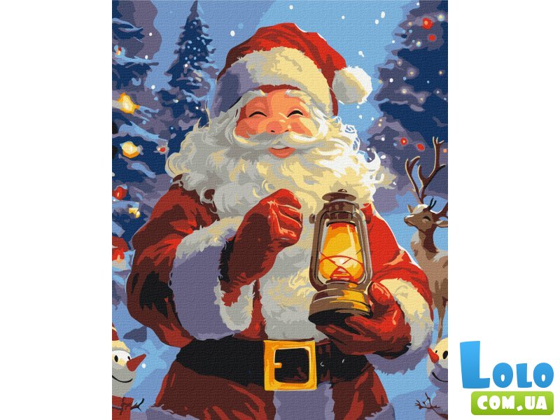 Картина по номерам Улыбка Рождества, Brushme (40х50 см)