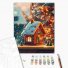 Картина по номерам Домик под снежинками, Brushme (40х40 см)