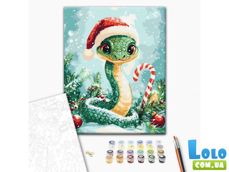 Картина по номерам Праздничная змея, Brushme (40х50 см)