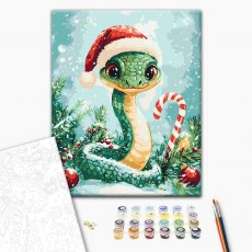 Картина по номерам Праздничная змея, Brushme (40х50 см)