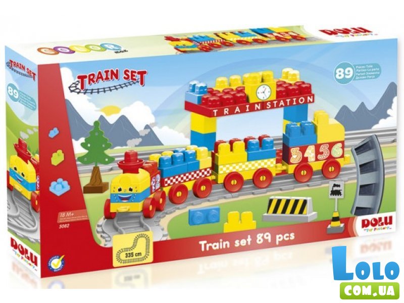 Конструктор Железная дорога (5082), 89 дет.