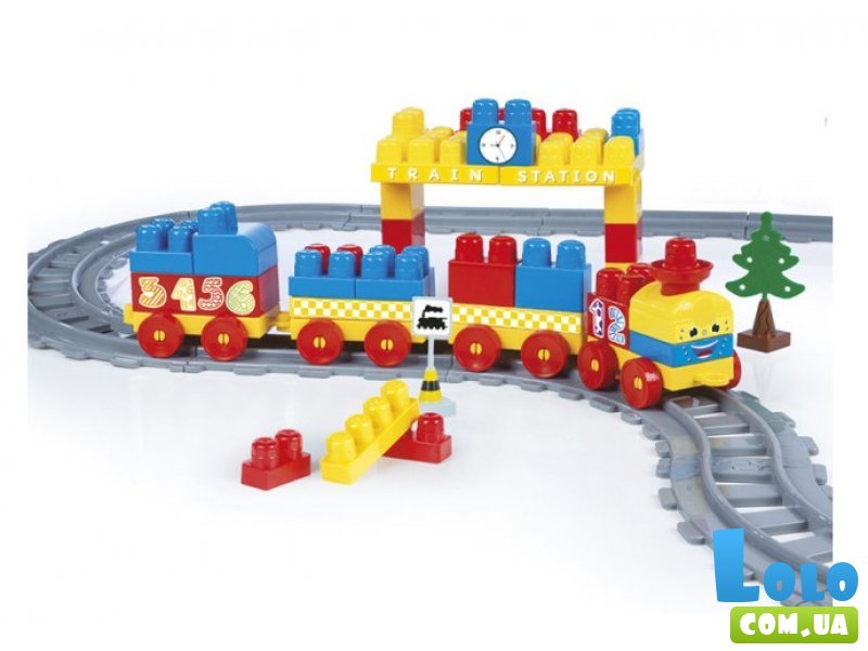 Конструктор Железная дорога (5082), 89 дет.