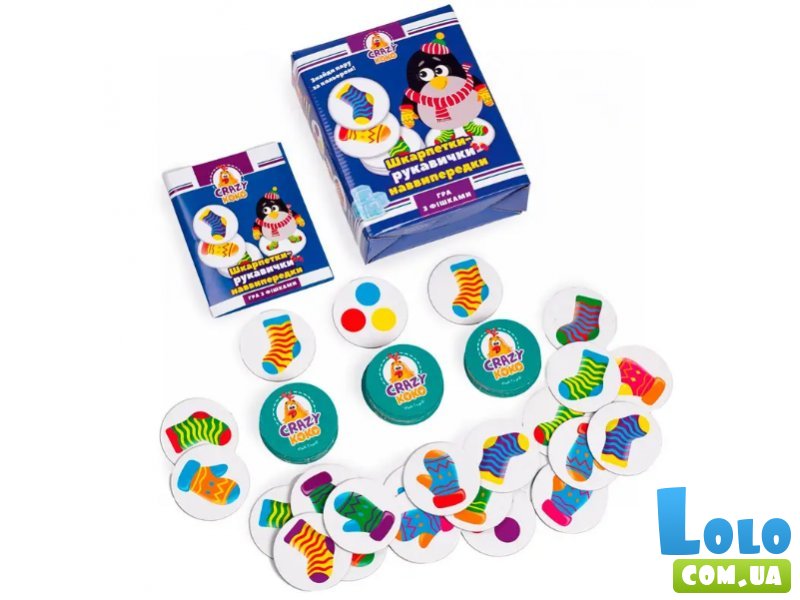 Настольная игра Носки-варежки, Vladi Toys