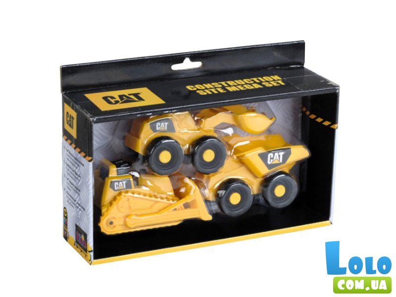 Игрушечный набор строительных машин Cat, Klein