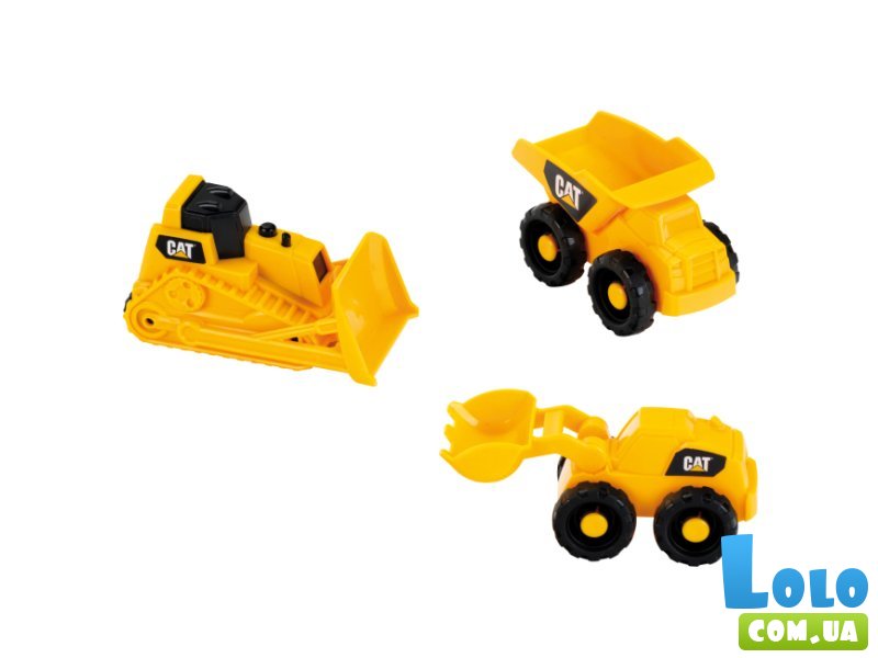 Игрушечный набор строительных машин Cat, Klein