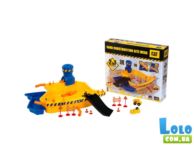 Игровая песчаная стройплощадка Cat, Klein