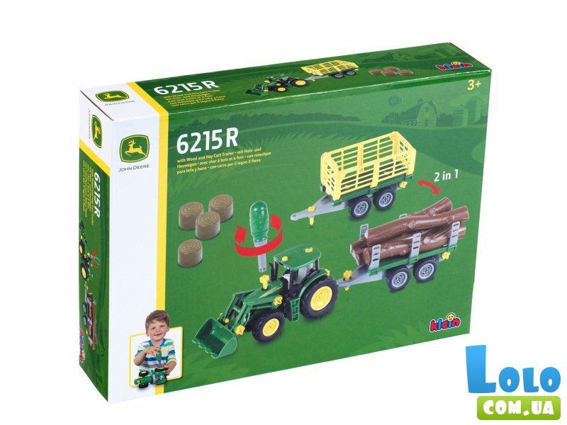 Трактор с прицепом John Deere, Klein