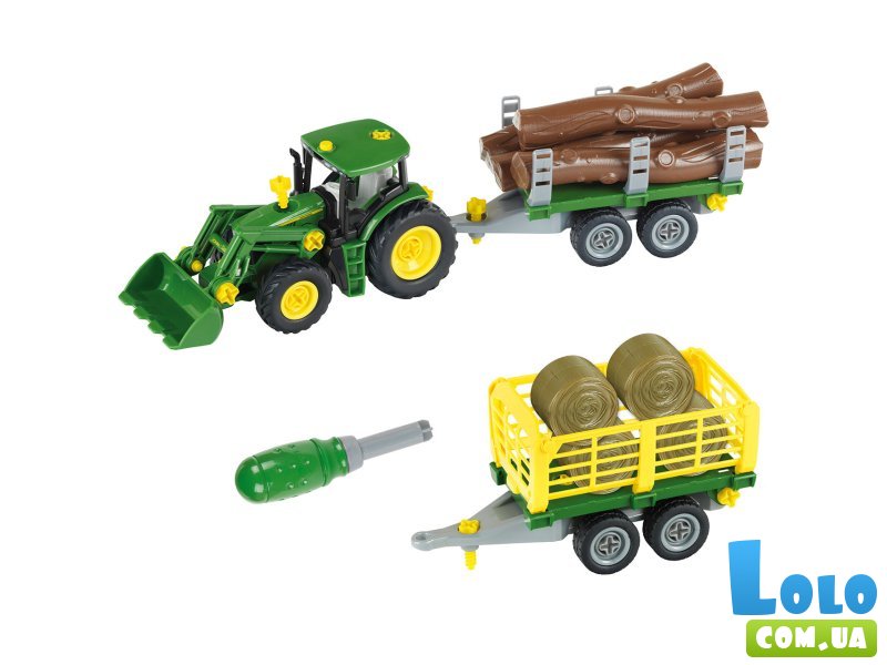 Трактор с прицепом John Deere, Klein