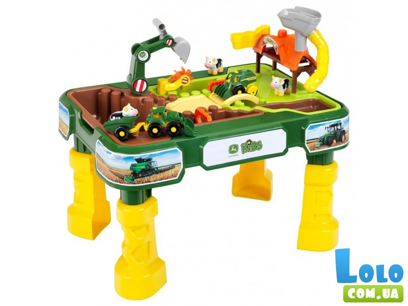 Игровой стол для игр с песком и водой Ферма, Klein