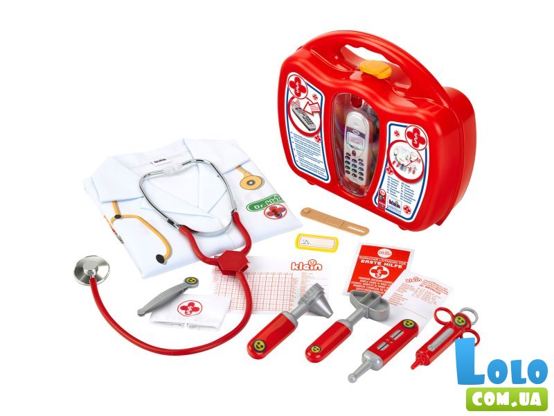 Игрушечный набор врача с халатом, Klein