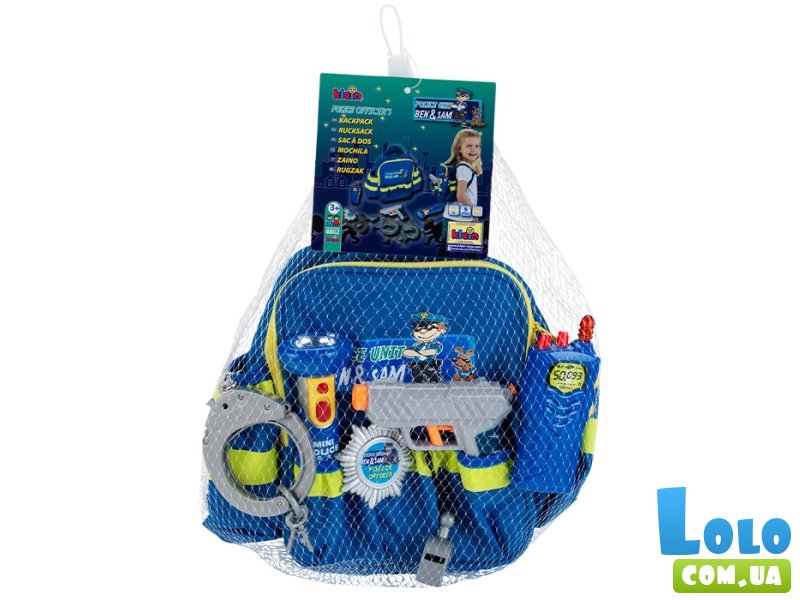 Игрушка полицейский рюкзак с аксессуарами, Klein