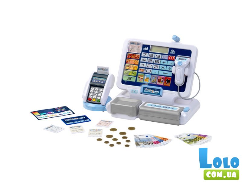 Игрушечный кассовый электронный аппарат с планшетом, Klein