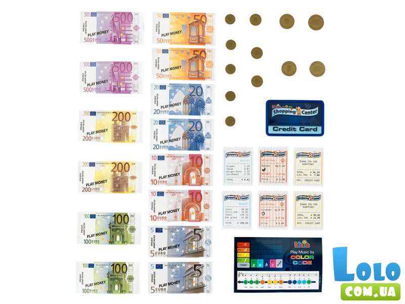 Игрушечный кассовый электронный аппарат с планшетом, Klein