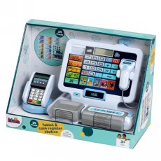 Игрушечный кассовый электронный аппарат с планшетом, Klein