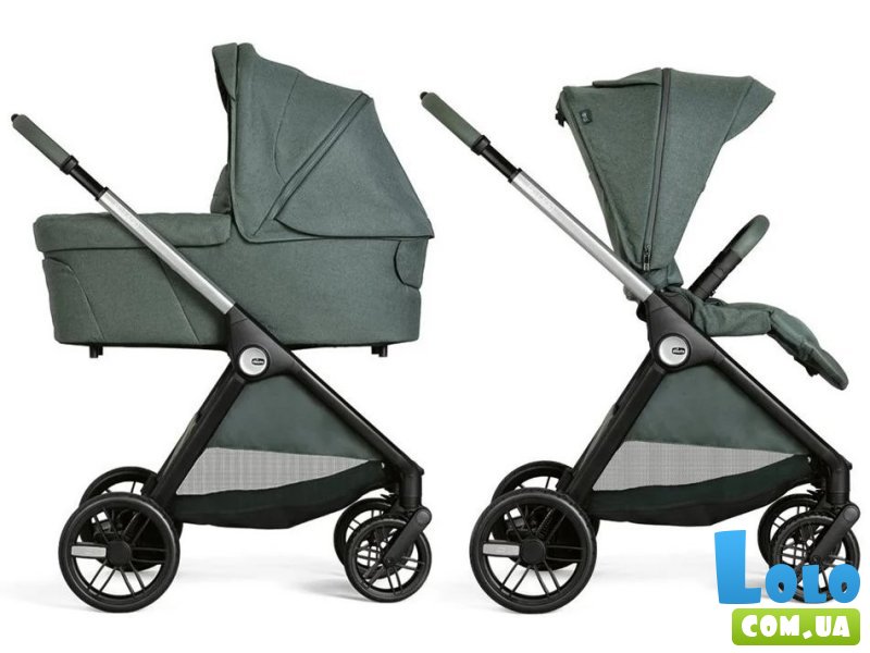 Универсальная коляска Bellagio 2 в 1, Chicco (зеленая)