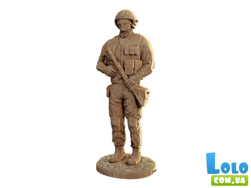 Картонный 3D пазл Солдат, Cartonic, 187 эл.