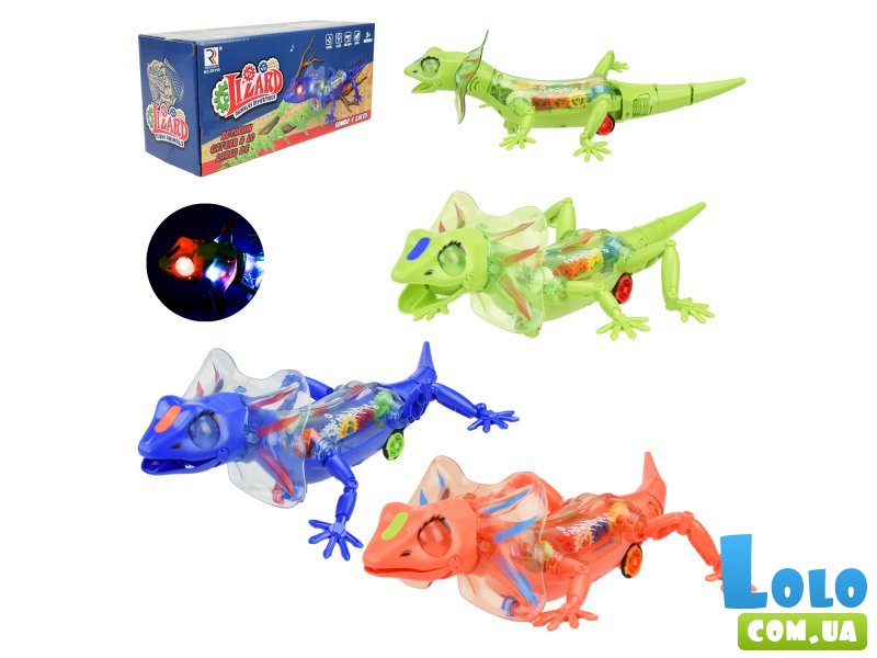 Музыкальная игрушка Ящерица (в ассортименте)