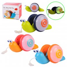 Каталка музыкальная Улитка (в ассортименте)