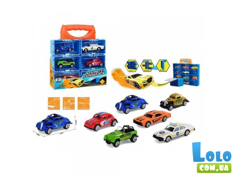 Набор металлических машин