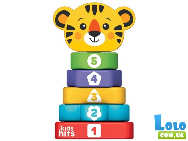 Пирамидка деревянная Тигр, Kids hits