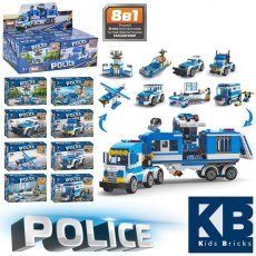 Конструктор 8 в 1 Полиция (KB 217), от 98 дет., (в ассортименте)