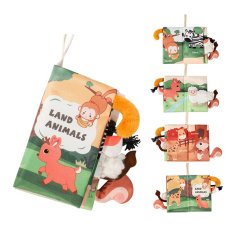 Мягкая книга-подвеска Животные