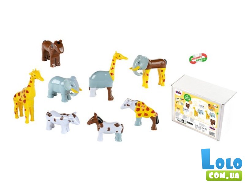 Магнитный пазл Животные, Klein, 8 эл.