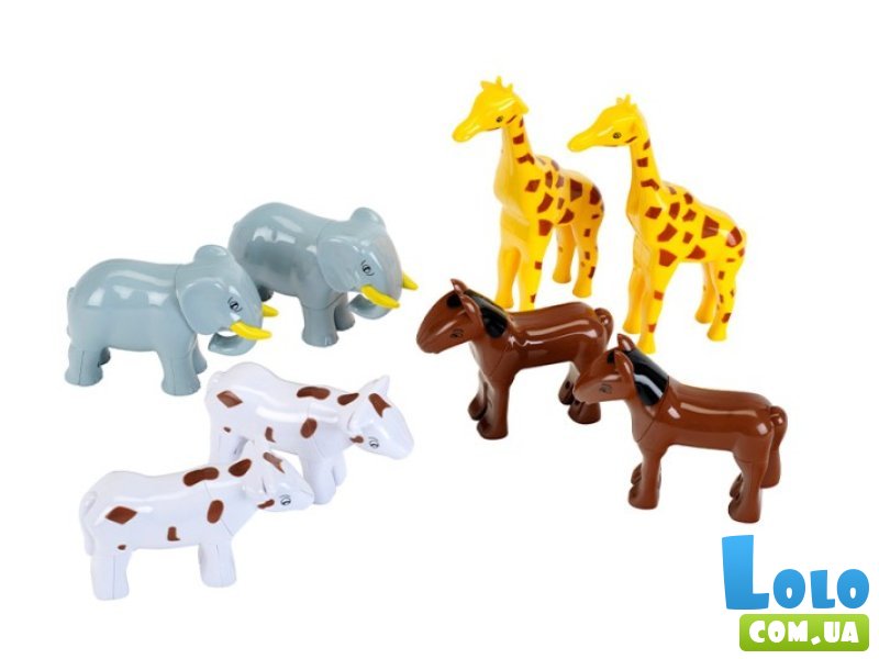 Магнитный пазл Животные, Klein, 8 эл.