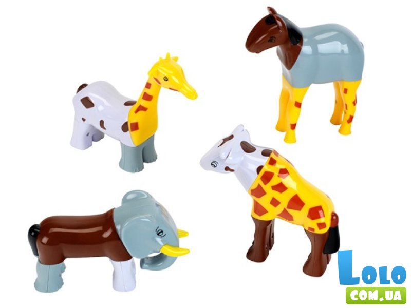 Магнитный пазл Животные, Klein, 4 эл.