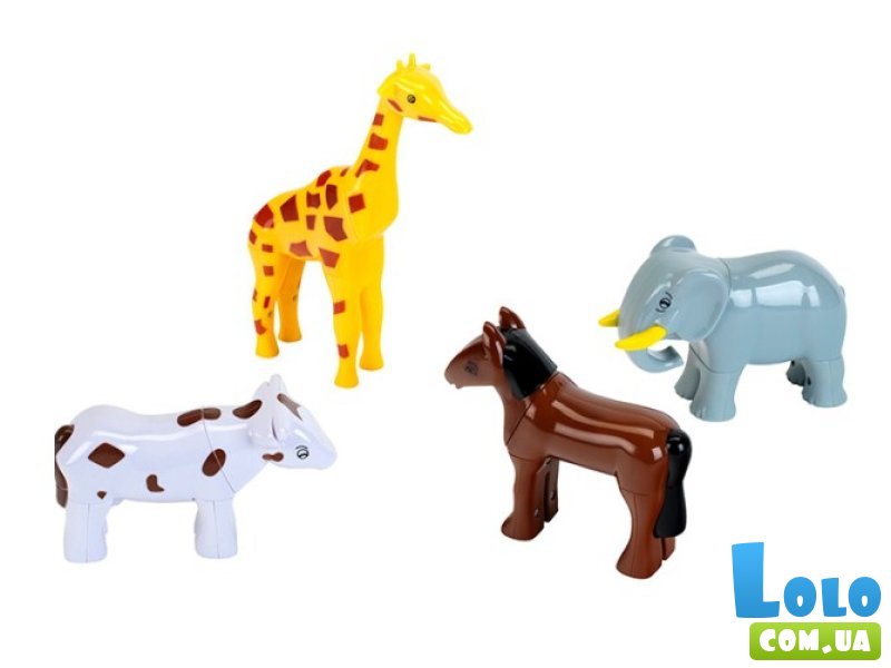 Магнитный пазл Животные, Klein, 4 эл.