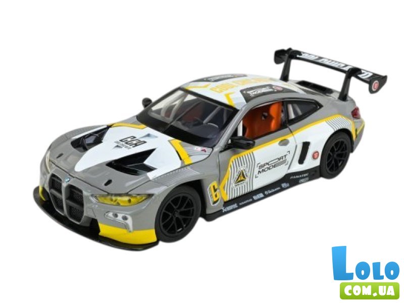 Машина металлическая BMW M4 GT3, Автопром