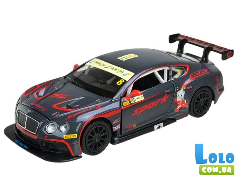 Машина металлическая Bentley Continental GT3, Автопром