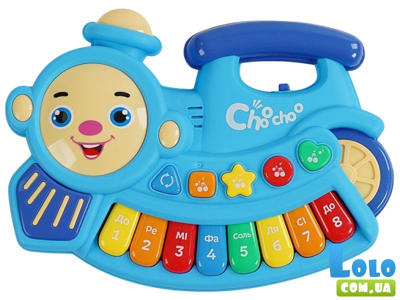 Пианино музыкальное Паровозик, WToys (в ассортименте)