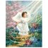 Алмазная мозаика Ангел, TK Group (30х20 см)