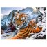 Алмазная мозаика Тигры, TK Group (30х20 см)