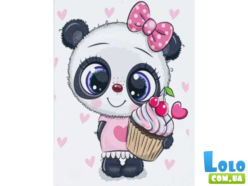 Алмазная мозаика Панда, TK Group (20х30 см)