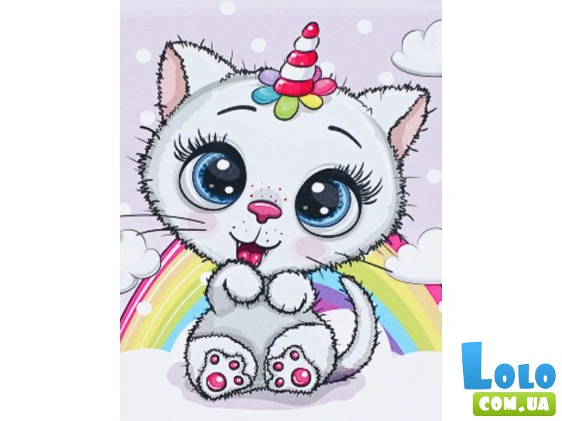 Алмазная мозаика Кот, TK Group (20х30 см)