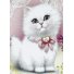 Алмазная мозаика Белый котенок, TK Group (20х30 см)