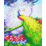 Алмазная мозаика Мерцающие павлины, TK Group (40х50 см)