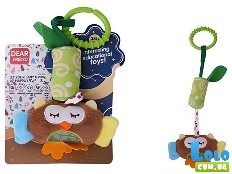 Погремушка мягкая Сова