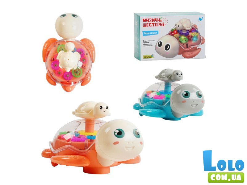 Музыкальная игрушка Черепашка, WToys (в ассортименте)