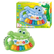 Пианино музыкальное Крокодильчик, WToys (укр.)