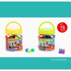 Конструктор в ведре (HC 229-04 B), 78 дет., (в ассортименте)