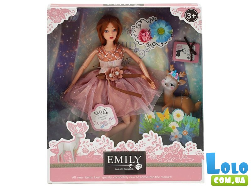 Кукла шарнирная Emily с аксессуарами