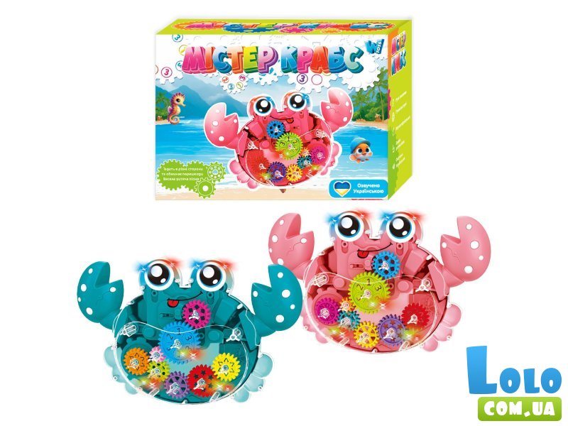 Музыкальная игрушка Мистер Крабс, WToys (в ассортименте)