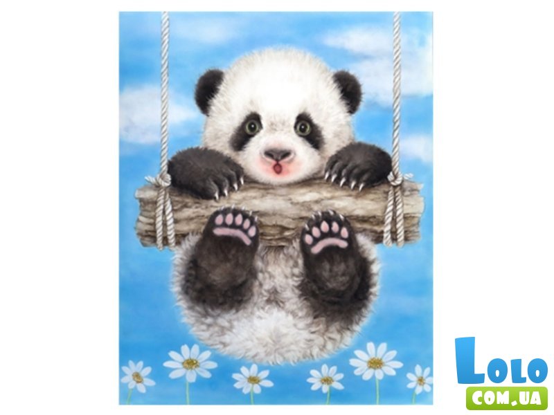 Алмазная мозаика Панда, TK Group (30х20 см)