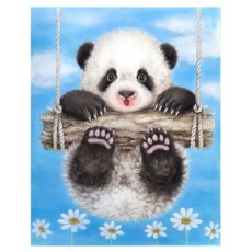 Алмазная мозаика Панда, TK Group (30х20 см)