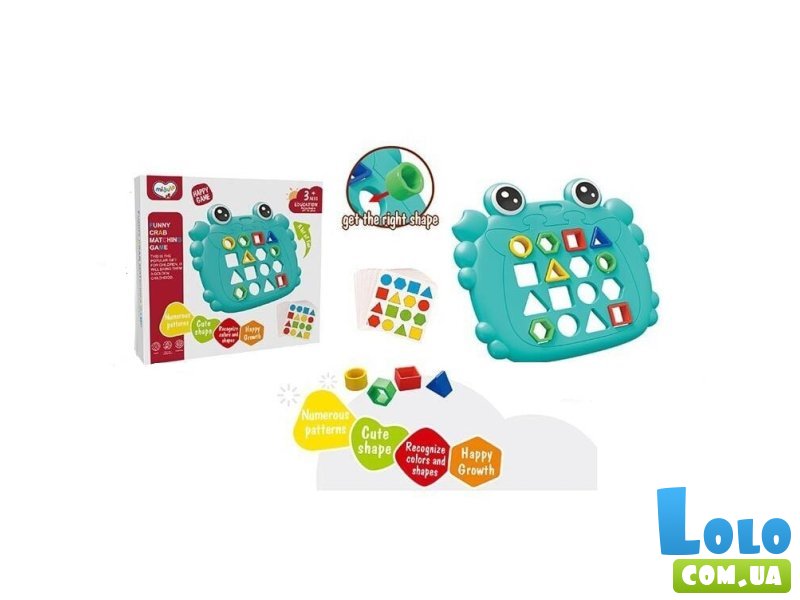 Развивающая логическая игра Крабик
