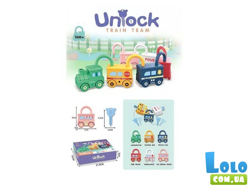 Развивающая логическая игра Поезд